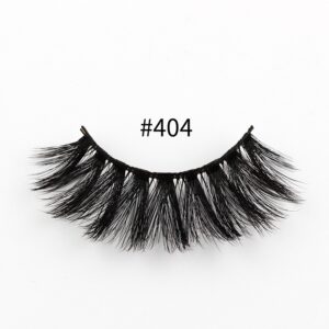 Pestañas Postizas Con Aplicador & Cepillo #404