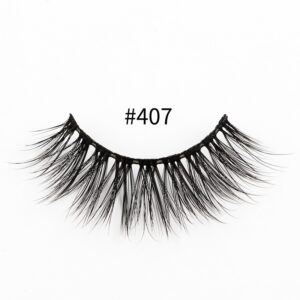 Pestañas Postizas Con Aplicador & Cepillo #407