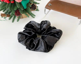 Scrunchie Soft Touch Grande – Negro