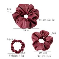 Scrunchie Soft Touch Grande – Beige - Imagen 2