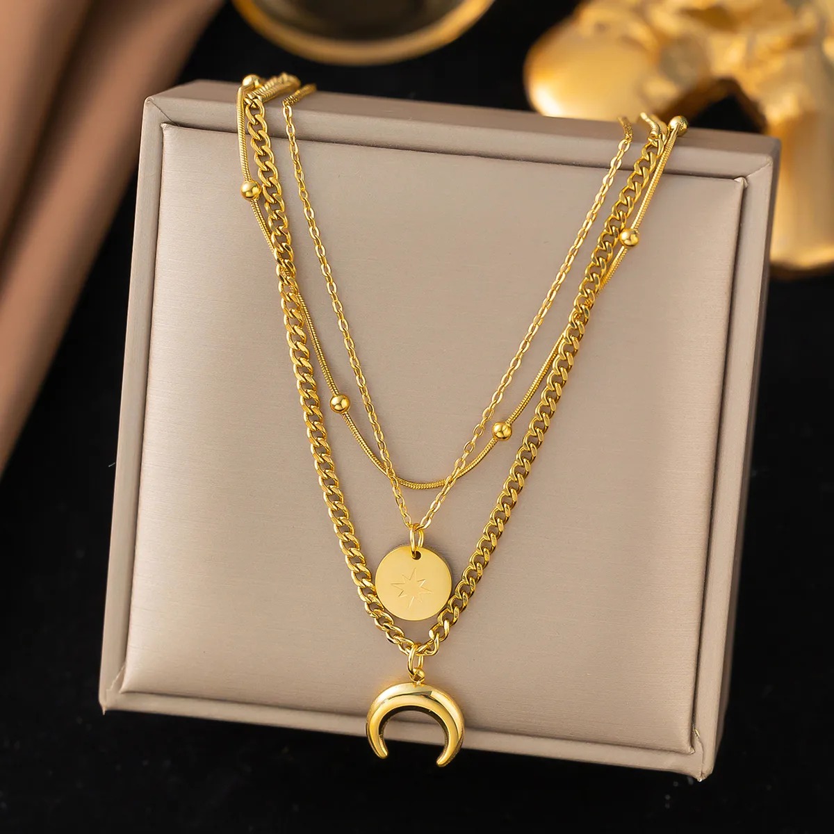 Set Lunar Dorado – Acero Inoxidable 316 - Imagen 2
