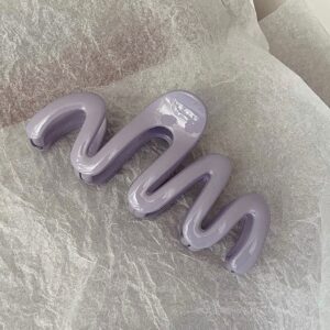Pinza Wavy de Resina - Lila