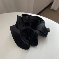 Scrunchie 'Wavy' - Negro
