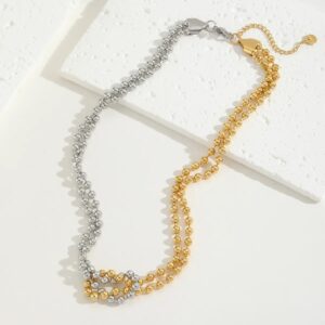 Collar Dúo Bicolor – Acero Inoxidable 304