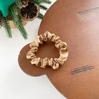 Scrunchie Fino Satin - Espresso