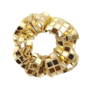 Scrunchie Disco Glam – Dorado