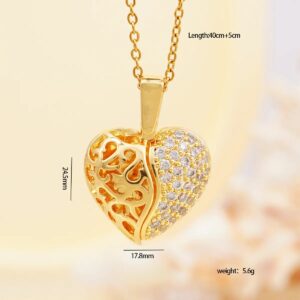 Collar Latido Dual – Acero Inoxidable Dorado