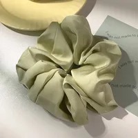Scrunchie Raso Francés - Verde