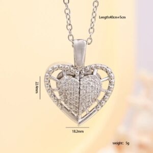 Collar Latido Dual – Acero Inoxidable Plateado