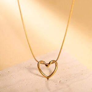 Collar Heartlight – Acero Inoxidable Dorado