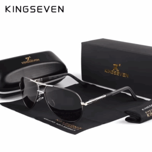 Lentes KINGSEVEN Original K725 De Sol Polarizadas Black Gray
