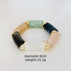 Brazalete Bamboo Neutro – Estilo IG Tonos Naturales