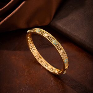 Brazalete Vintage Royale – Cobre con Piedras Artificiales