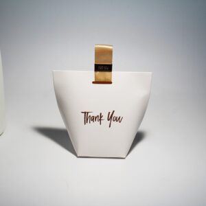 Caja de Regalo con Mensaje – Blanco