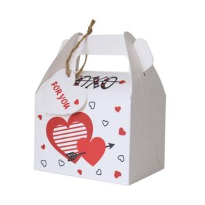 Caja de Regalo con Asa – Estilo Corazón