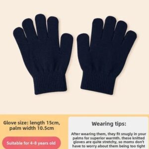 Guantes Tejidos para Niños Negro
