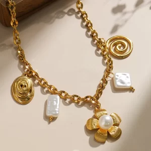 Collar Barroco Chic Acero Inoxidable