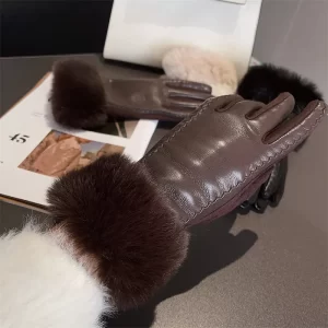 Guantes Termico Afelpado Cáfe