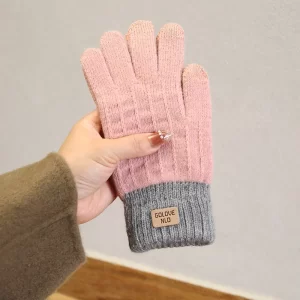 Guante Completo Bicolor Rosa