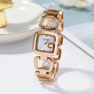 Reloj GEDE Lux Square Blanco