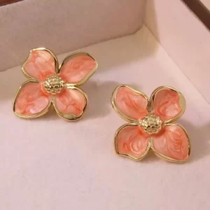 Aretes Bloom Love Naranja
