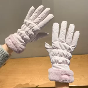 Guantes Térmicos Impermeables Touch Violeta