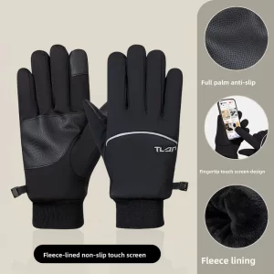 Guantes Deportivos Antideslizantes Tactil Negro
