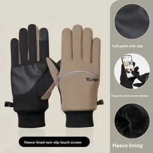 Guantes Deportivos Antideslizantes Tactil Caqui