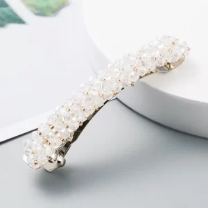 Pinza Crystal Shine Elegante Blanco