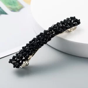 Pinza Crystal Shine Elegante Negro