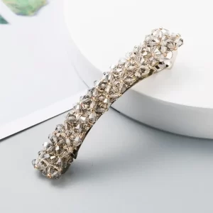 Pinza Crystal Shine Elegante Gris