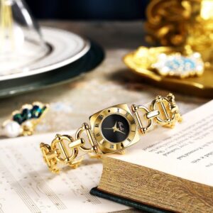 Reloj Dorado Negro Imperial Lady