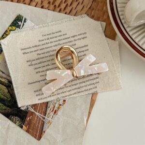 Broche Ribbon Pearl - Nudo De Lazo