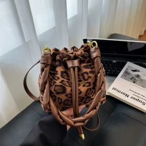 Bolso Soft Bucket Lepoardo