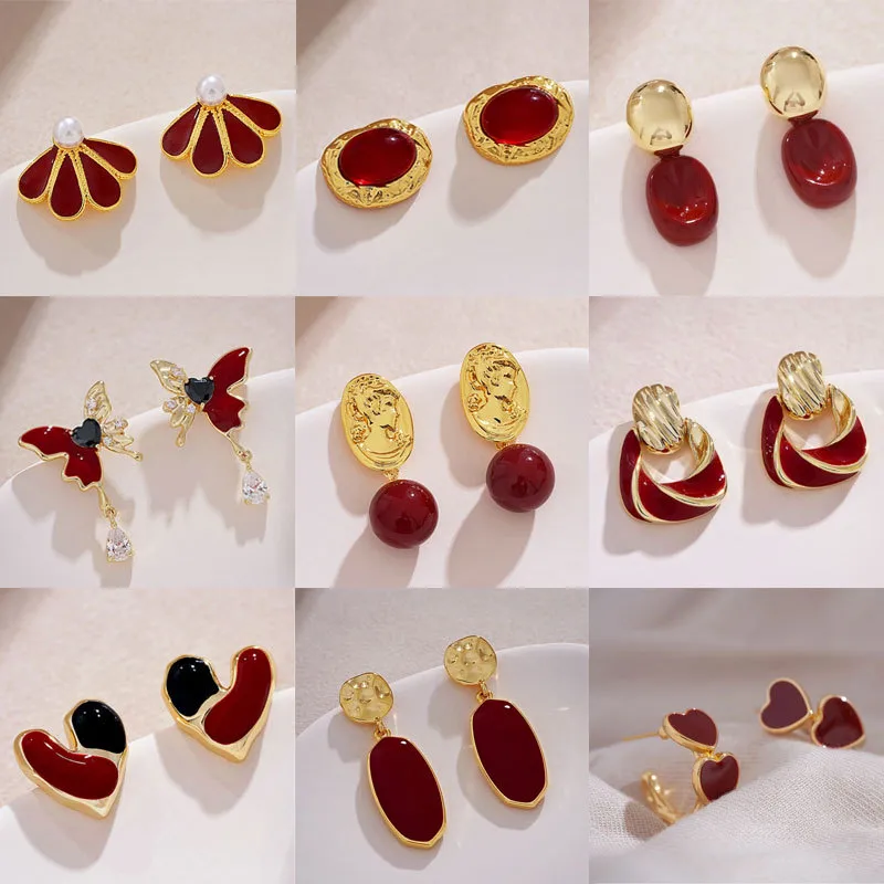 Aretes Cherry Love Red - Imagen 2