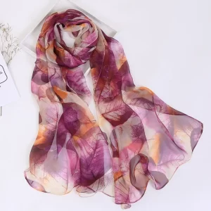 Bufanda Brisa Floral Violeta