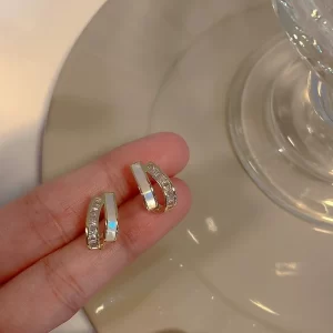 Aretes Crystal Duo Shine
