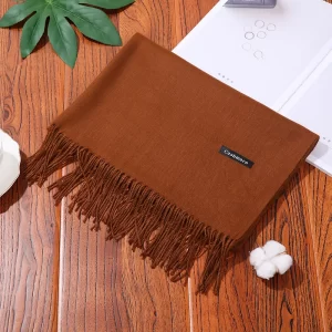 Bufanda Clásica Cashmere Camello