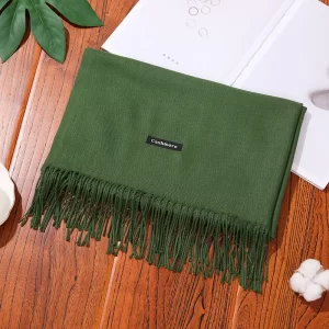 Bufanda Clásica Cashmere Verde