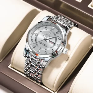 Reloj Imperial Steel Plata Blanco