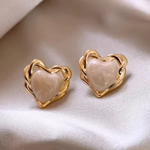 Aretes Golden Love