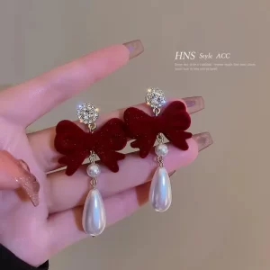 Aretes Velvet Royal Pearl