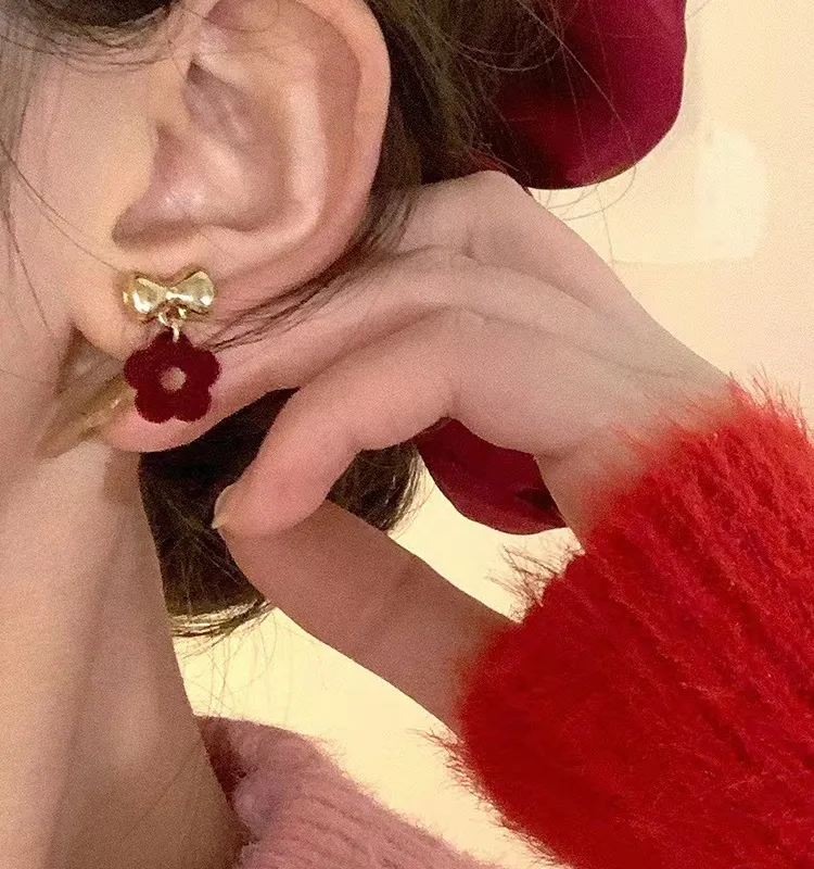Aretes Sweet Blossom Bow