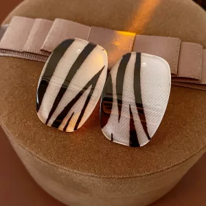 Aretes Savannah Chic Blanco