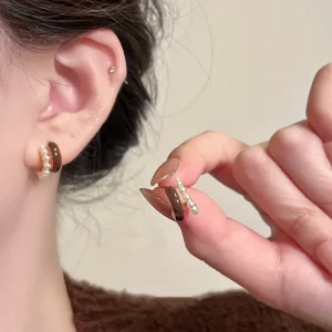 Aretes Mocha Pearl