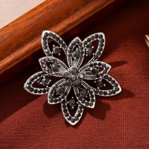 Broche Flor Nocturna Vintage