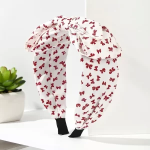 Diadema Sweet Love Lazos Rojos