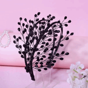 Diadema Noir Elegance Negra