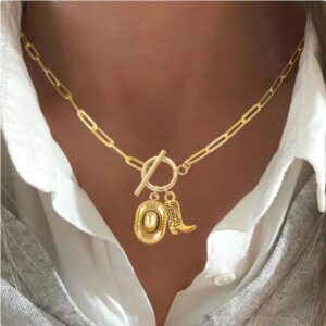 Collar Western Gold Vaquero Dorado con Dijes
