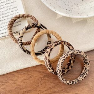 Set Ligas Animal Print Soft (5 Piezas)